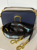 Blue crossbody bag