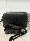 All black crossbody bag